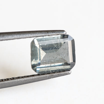 Nanosital #Z-4078 Light Grey with inclusions Octagon 10*8 mm