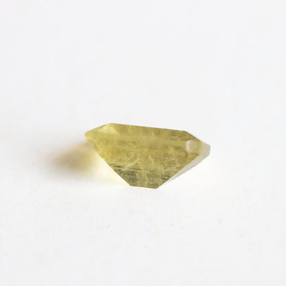 Nanosital #Z-7607 Light Yellow Sapphire with inclusions Octagon 10*8 mm