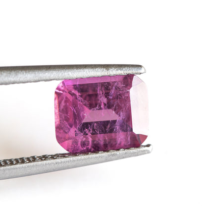 Nanosital #Z-9100 Tourmaline Pink with inclusions Octagon 10*8 mm