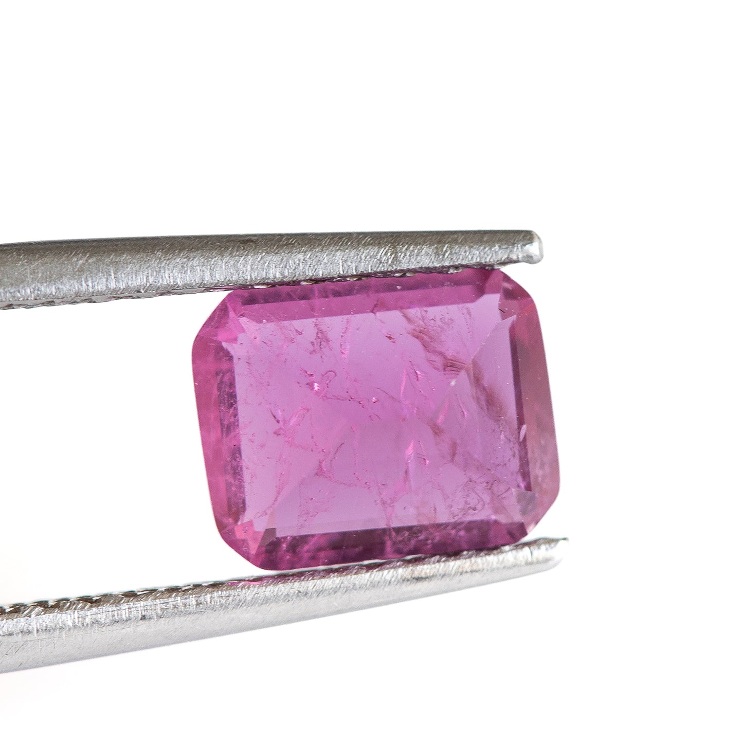 Nanosital #Z-9100 Tourmaline Pink with inclusions Octagon 10*8 mm