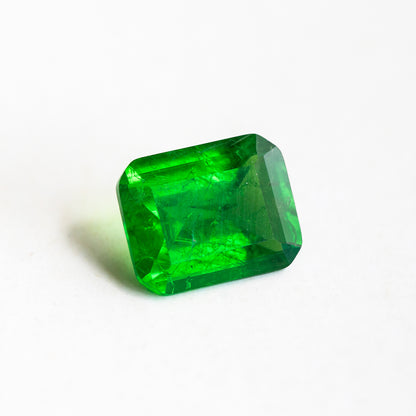 Nanosital #Z-1713 Tsavorite with inclusions Octagon 10*8 mm