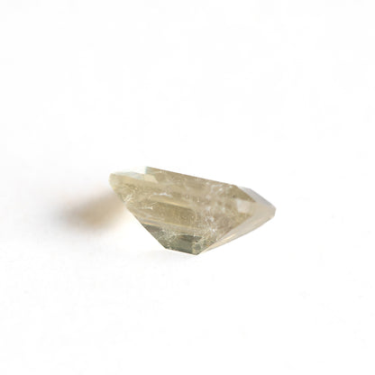 Nanosital #Z-7608 Light Yellow Sapphire with inclusions Octagon 10*8 mm