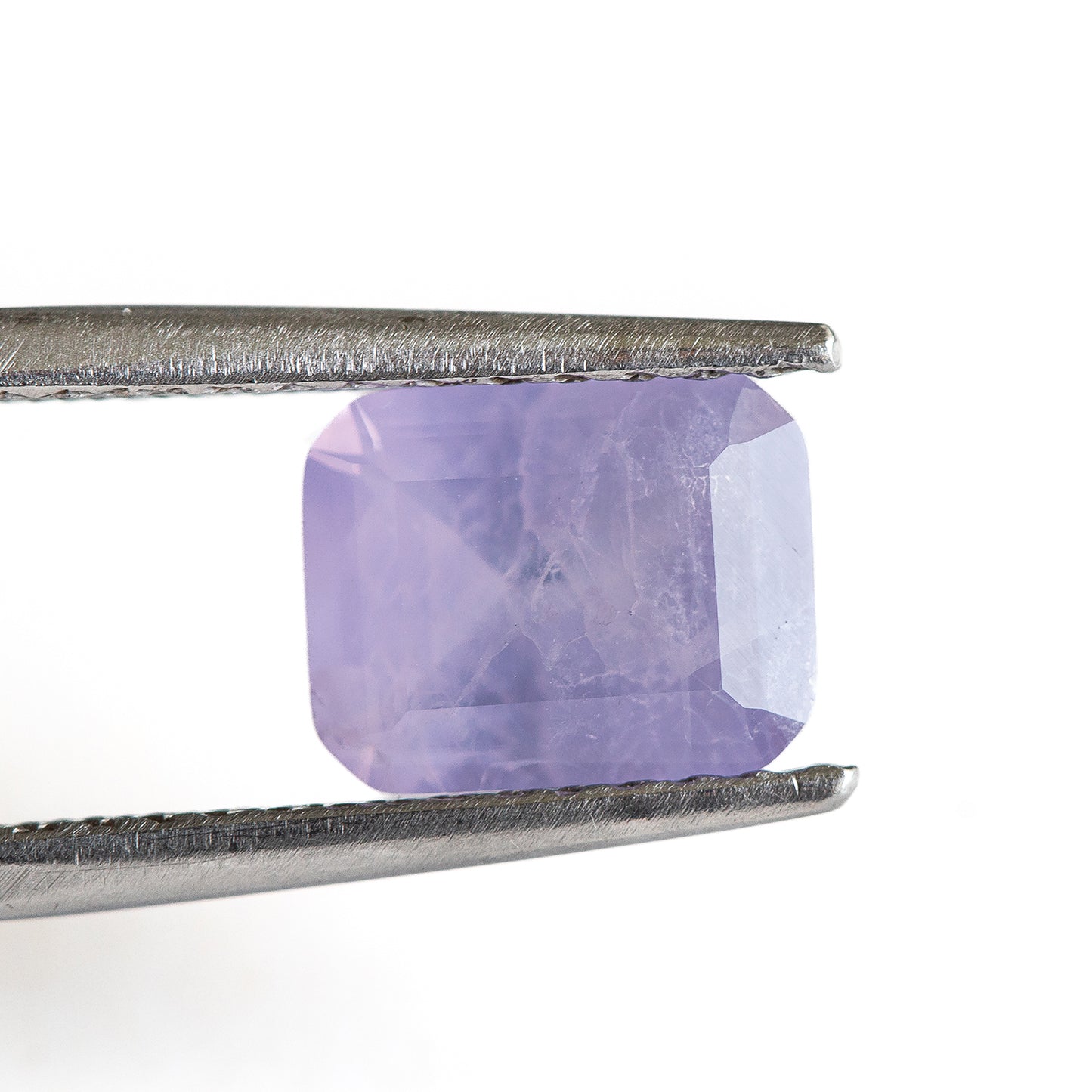 Nanosital #Z-2287 Quartz lavender with inclusions Octagon 10*8 mm