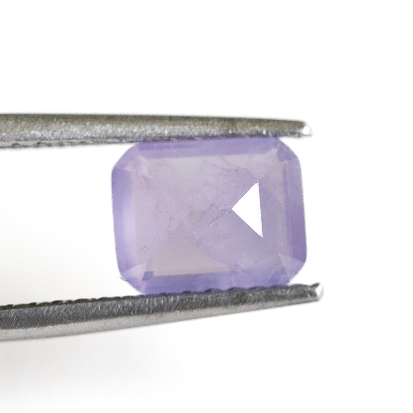 Nanosital #Z-2287 Quartz lavender with inclusions Octagon 10*8 mm