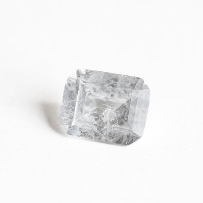 Nanosital #Z-1345 White Sapphire with inclusions Octagon 10*8 mm