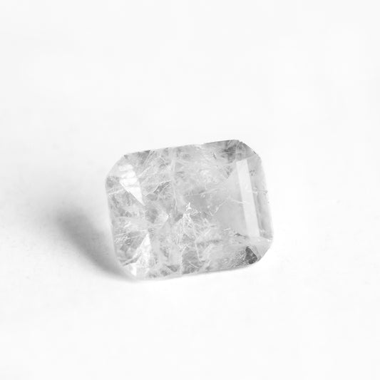 Nanosital #Z-1345 White Sapphire with inclusions Octagon 10*8 mm