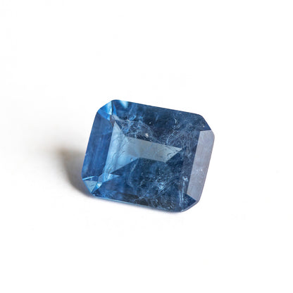 Nanosital #Z-472 Blue Sapphire with inclusions Octagon 10*8 mm