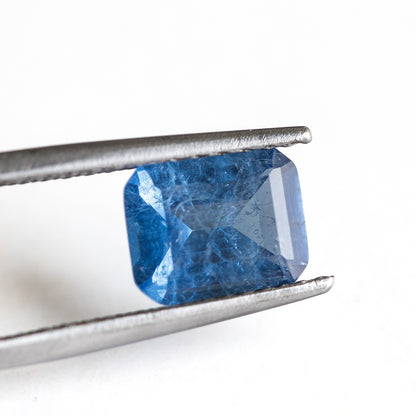 Nanosital #Z-472 Blue Sapphire with inclusions Octagon 10*8 mm