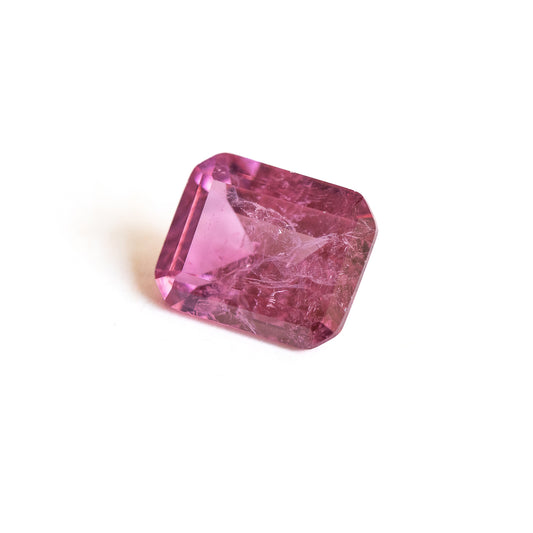 Nanosital #Z-9093 Tourmaline Pink with inclusions Octagon 10*8 mm