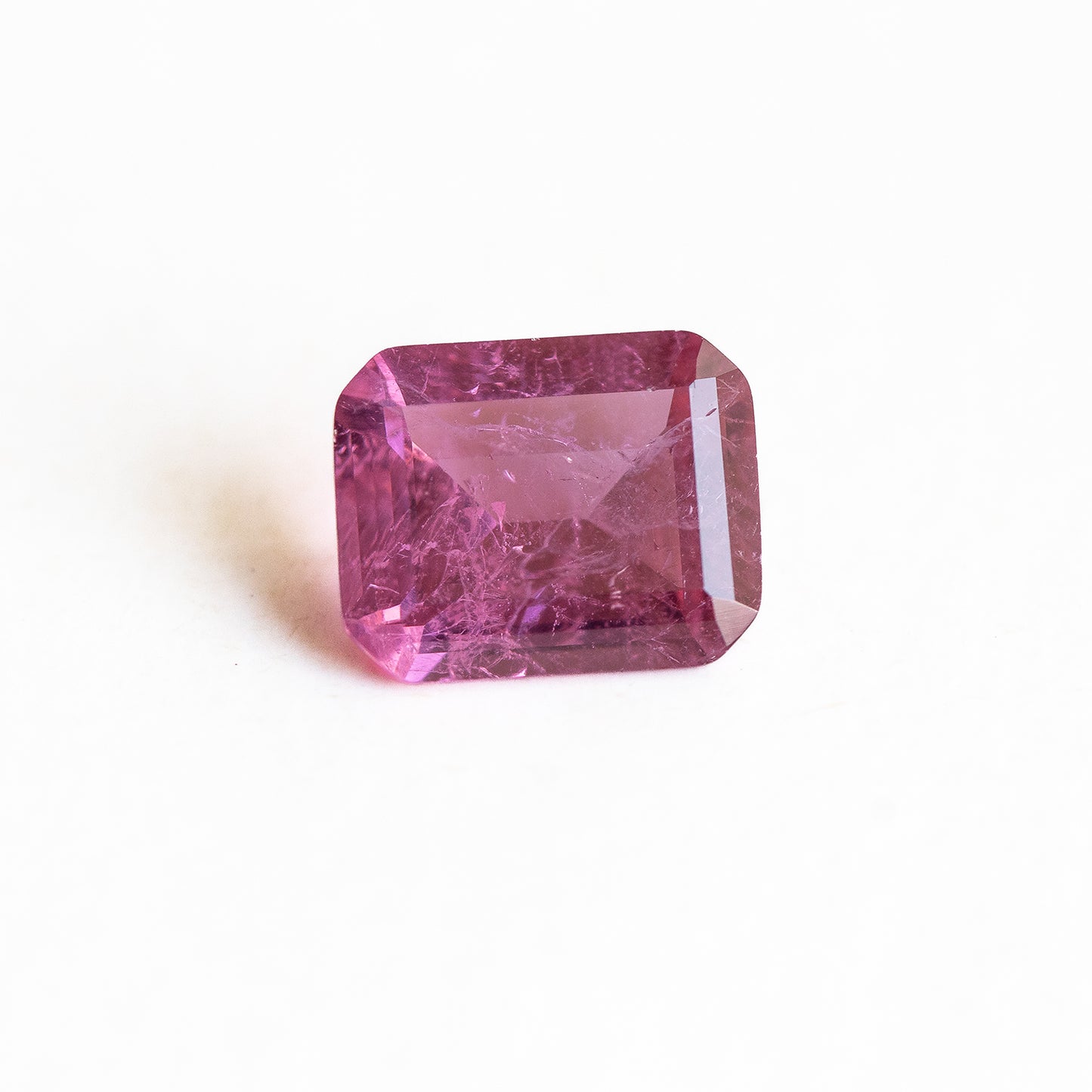 Nanosital #Z-9093 Tourmaline Pink with inclusions Octagon 10*8 mm