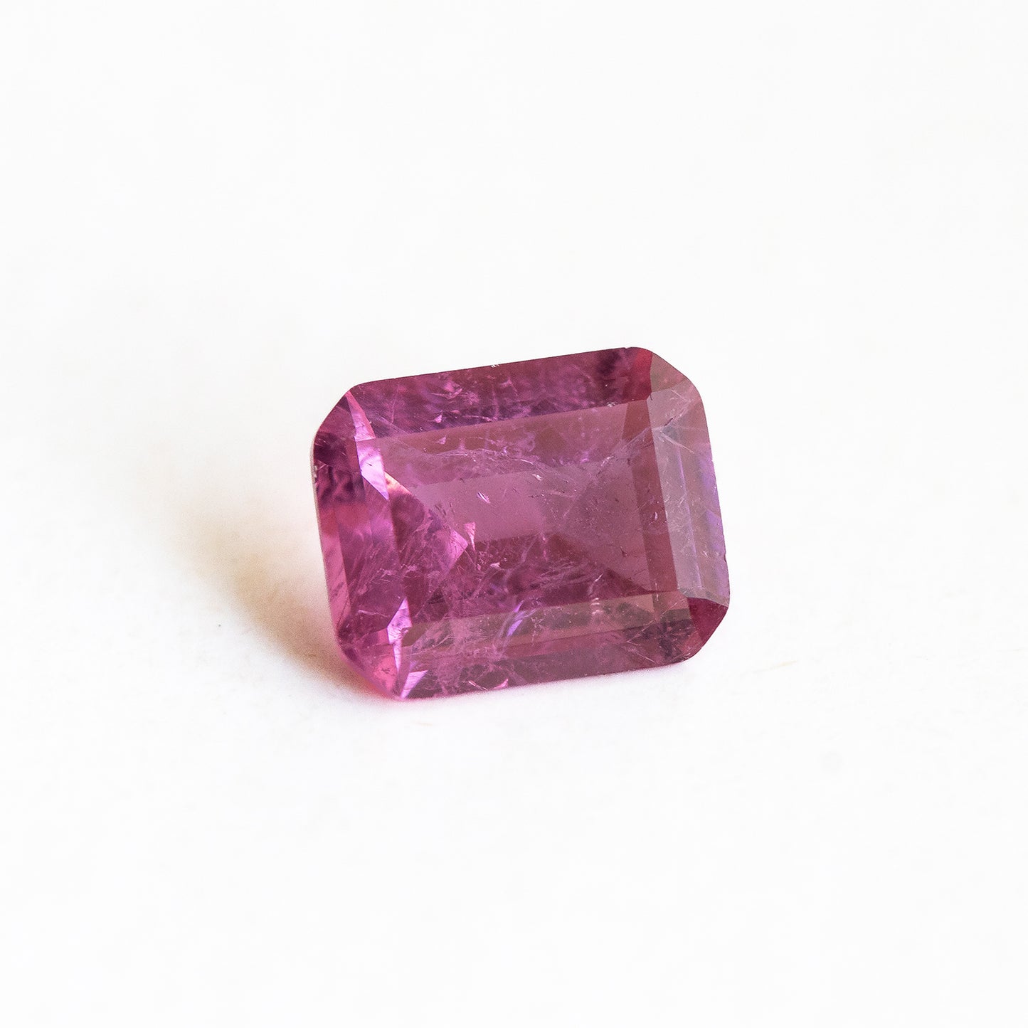 Nanosital #Z-9093 Tourmaline Pink with inclusions Octagon 10*8 mm