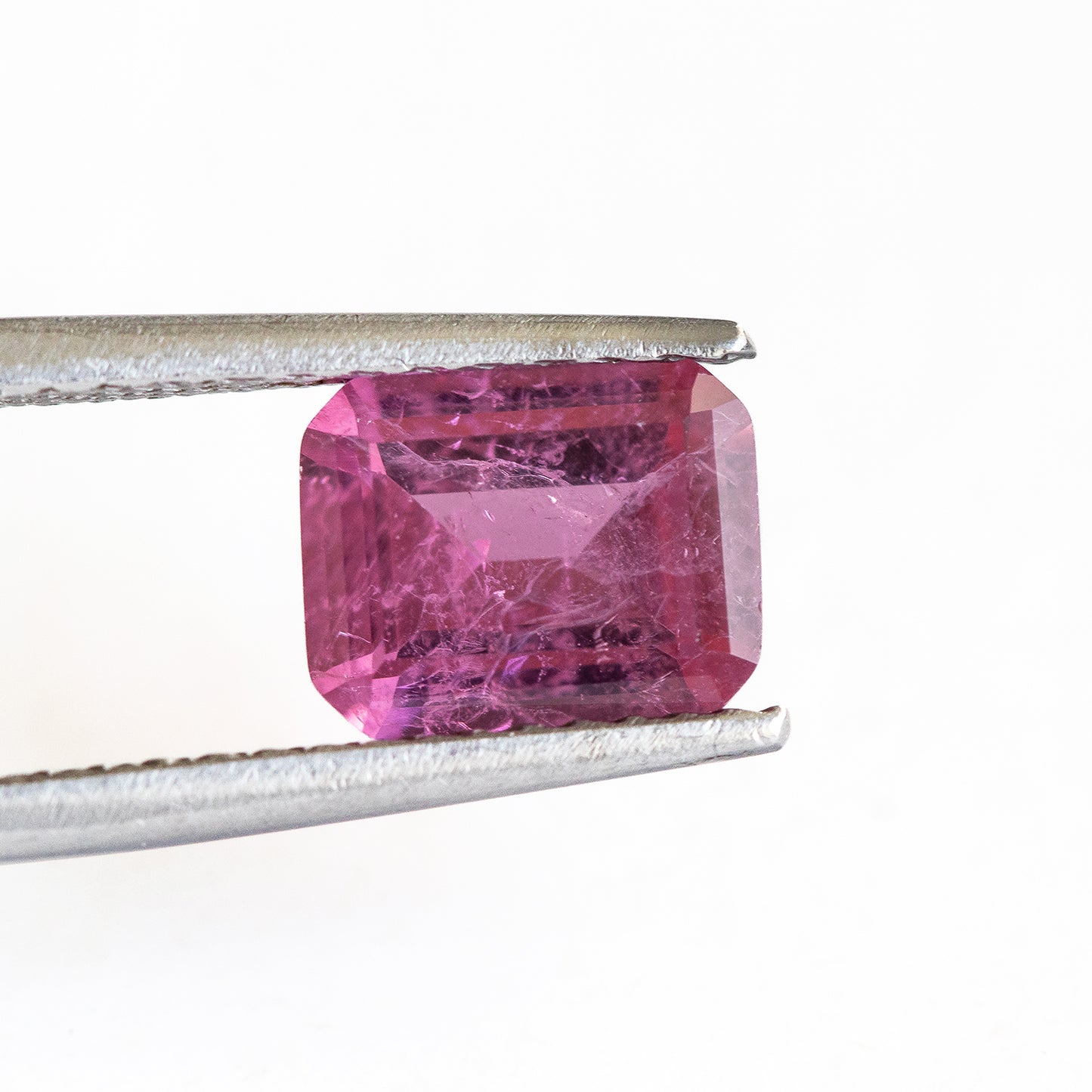 Nanosital #Z-9093 Tourmaline Pink with inclusions Octagon 10*8 mm