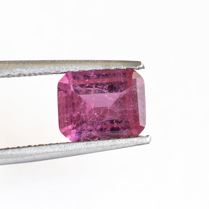 Nanosital #Z-9093 Tourmaline Pink with inclusions Octagon 10*8 mm
