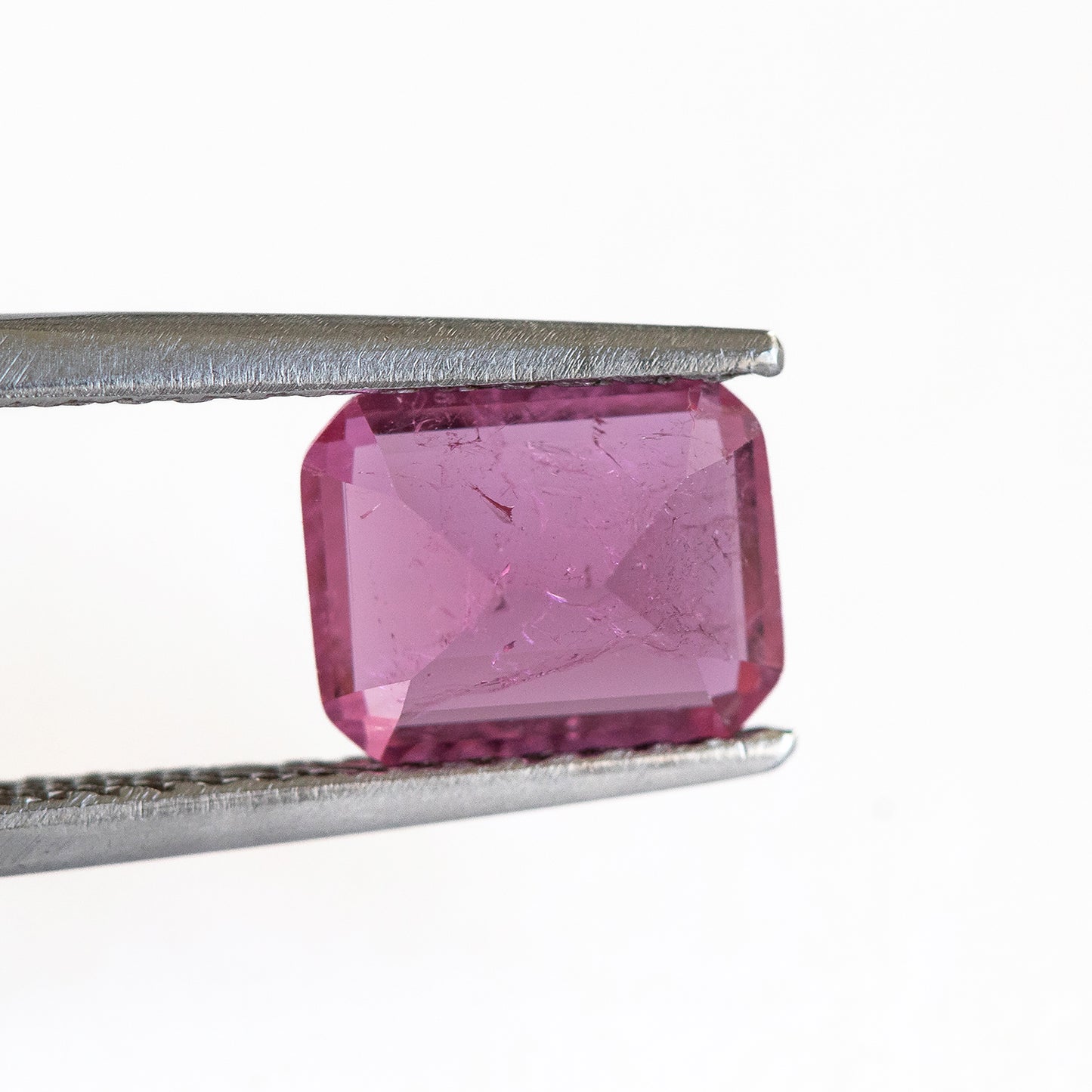 Nanosital #Z-9093 Tourmaline Pink with inclusions Octagon 10*8 mm