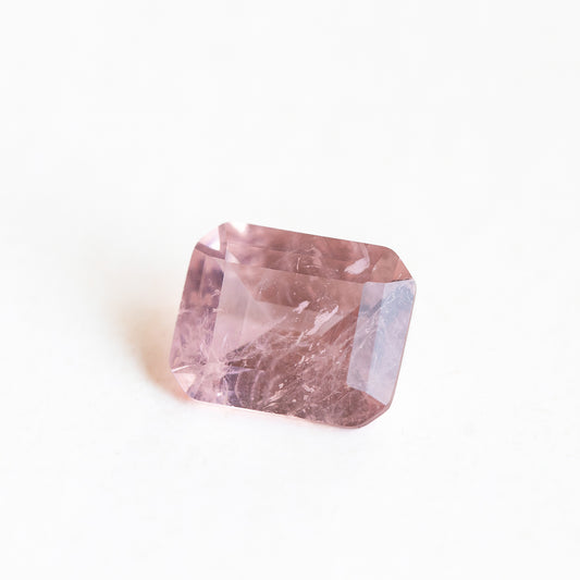 Nanosital #Z-45 Morganite with inclusions Octagon 10*8 mm