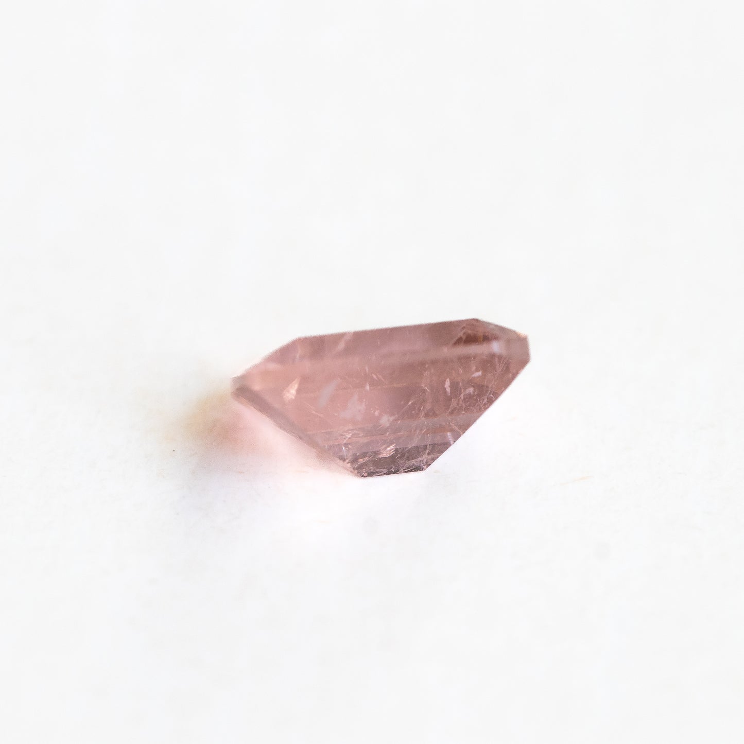 Nanosital #Z-45 Morganite with inclusions Octagon 10*8 mm