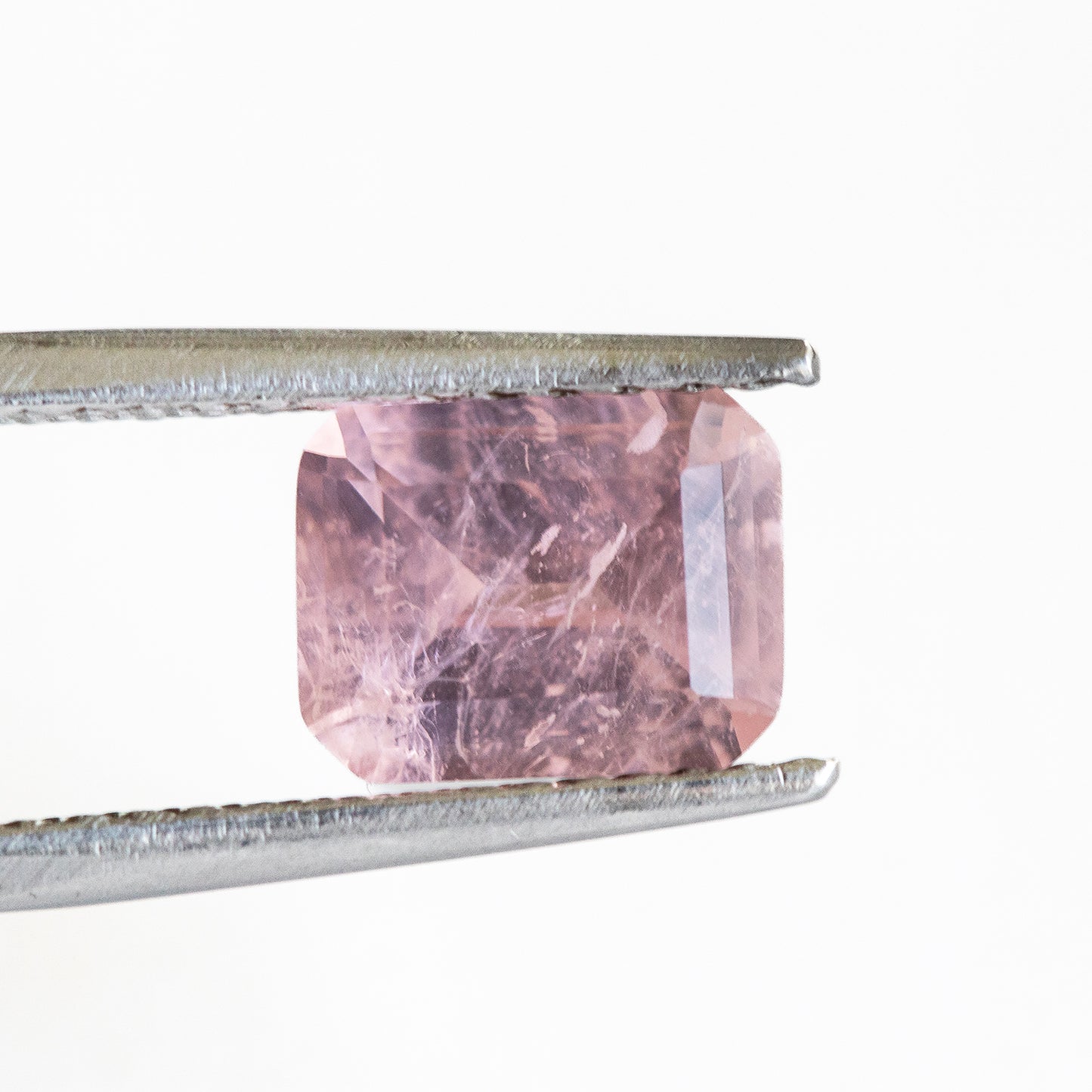 Nanosital #Z-45 Morganite with inclusions Octagon 10*8 mm