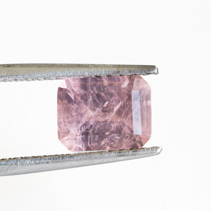 Nanosital #Z-45 Morganite with inclusions Octagon 10*8 mm
