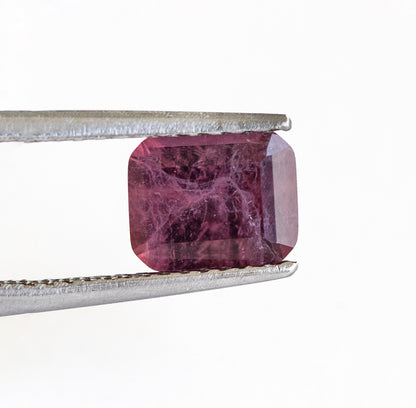 Nanosital #Z-2456 Marsala with inclusions Octagon 10*8 mm