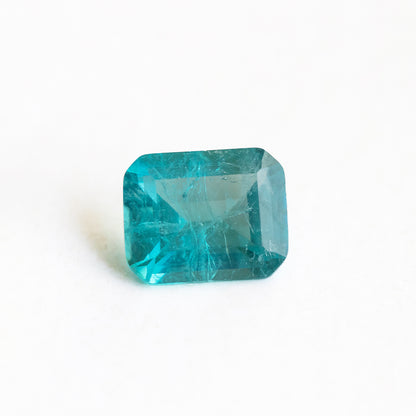 Nanosital #Z-7309 Blue Paraiba with inclusions Octagon 10*8 mm