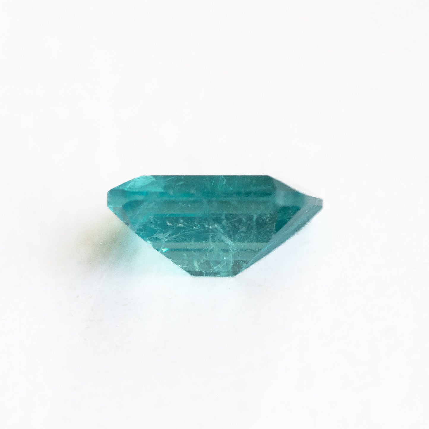 Nanosital #Z-7309 Blue Paraiba with inclusions Octagon 10*8 mm