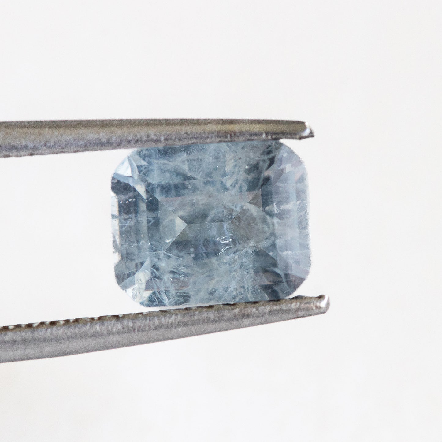 Nanosital #Z-144 Blue Aqua with inclusions Octagon 10*8 mm