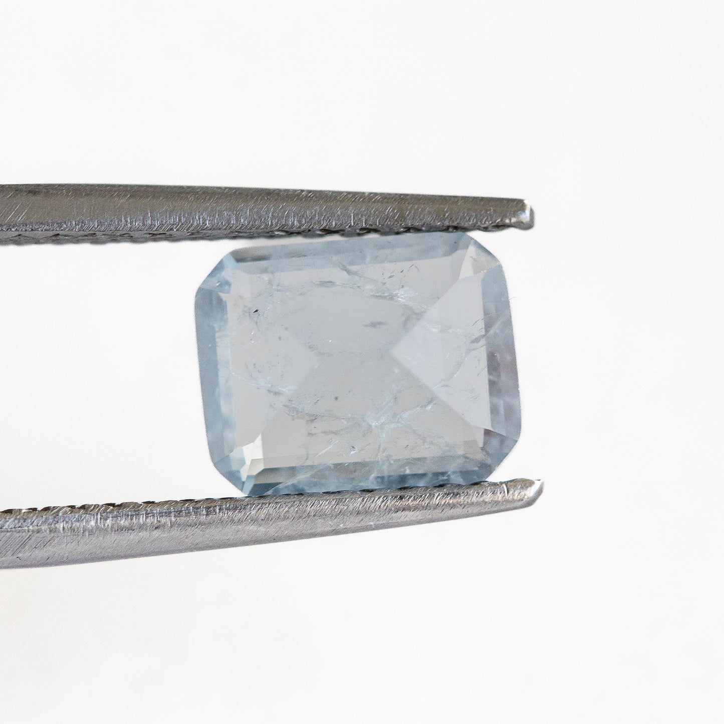 Nanosital #Z-144 Blue Aqua with inclusions Octagon 10*8 mm