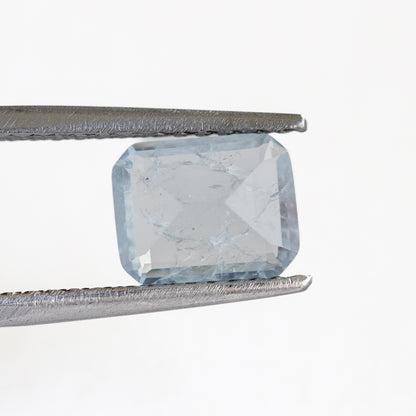 Nanosital #Z-144 Blue Aqua with inclusions Octagon 10*8 mm