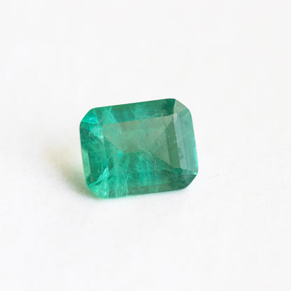 Nanosital #Z-5913 Light Emerald with inclusions Octagon 10*8 mm
