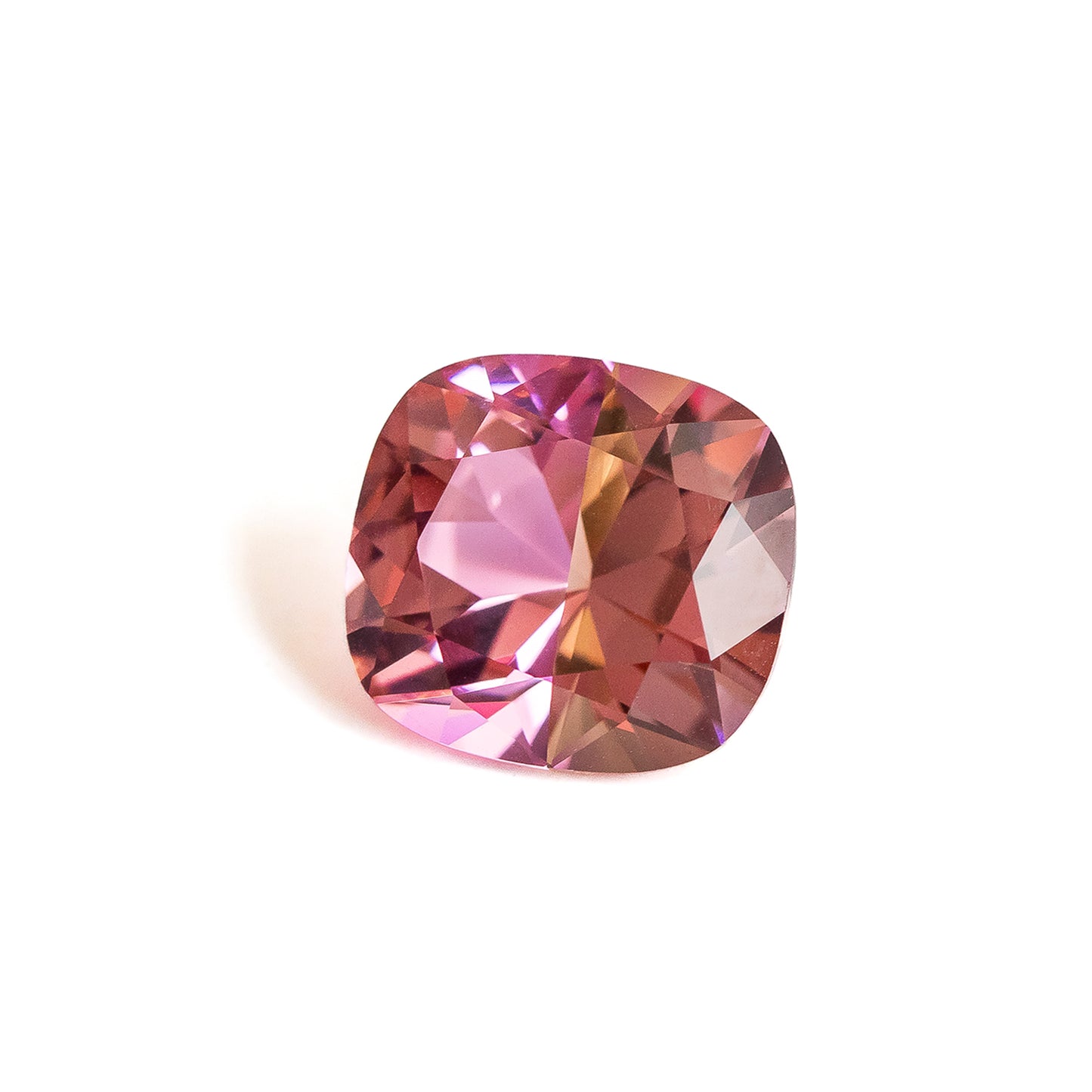Nanosital Bi-color #777+A-8483 Pink Champagne Cushion 13*12 mm