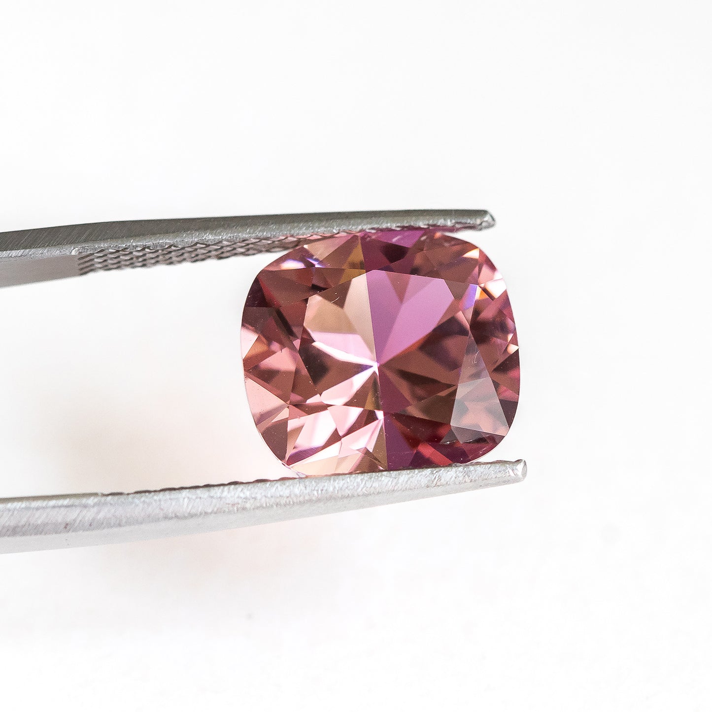 Nanosital Bi-color #777+A-8483 Pink Champagne Cushion 13*12 mm