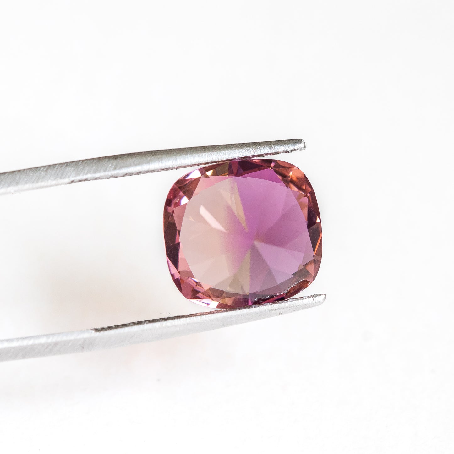 Nanosital Bi-color #777+A-8483 Pink Champagne Cushion 13*12 mm