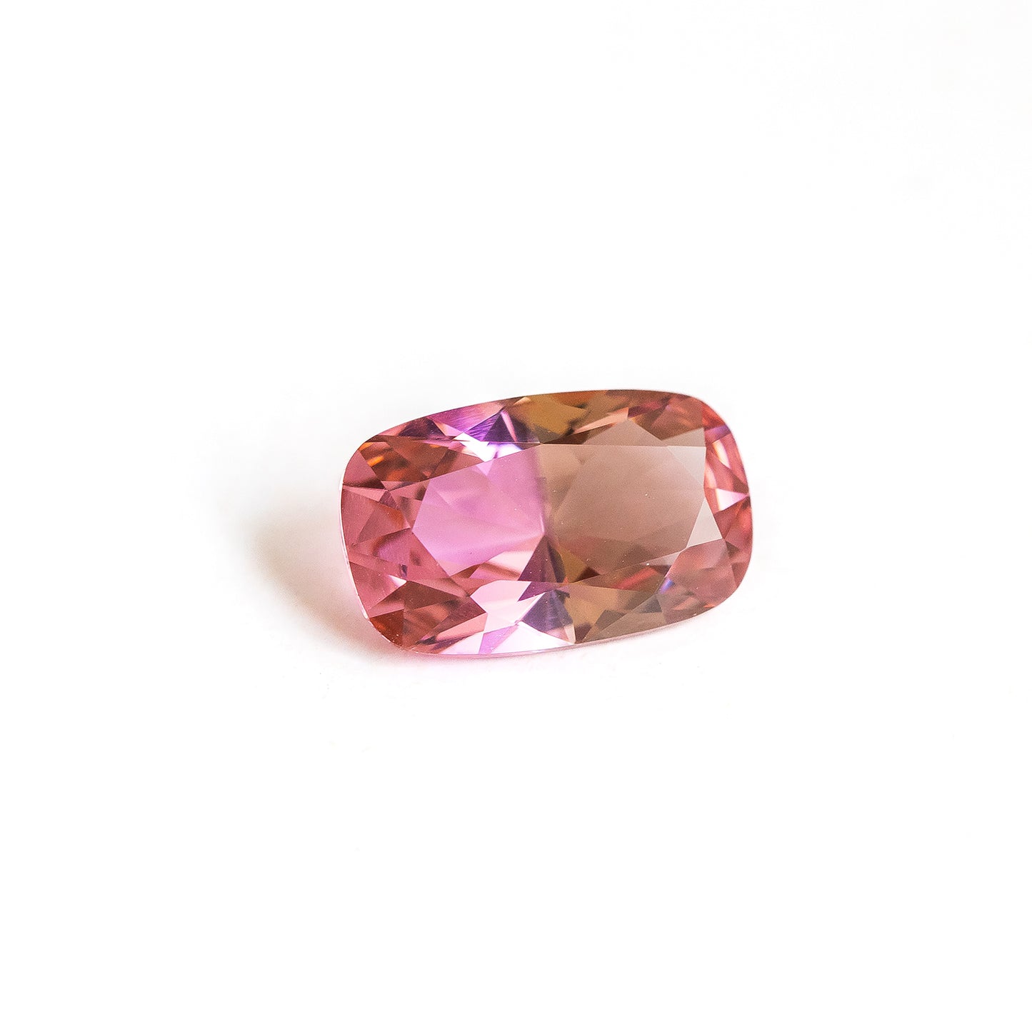 Nanosital Bi-color #777+A-8483 Pink Champagne Cushion 16*10 mm