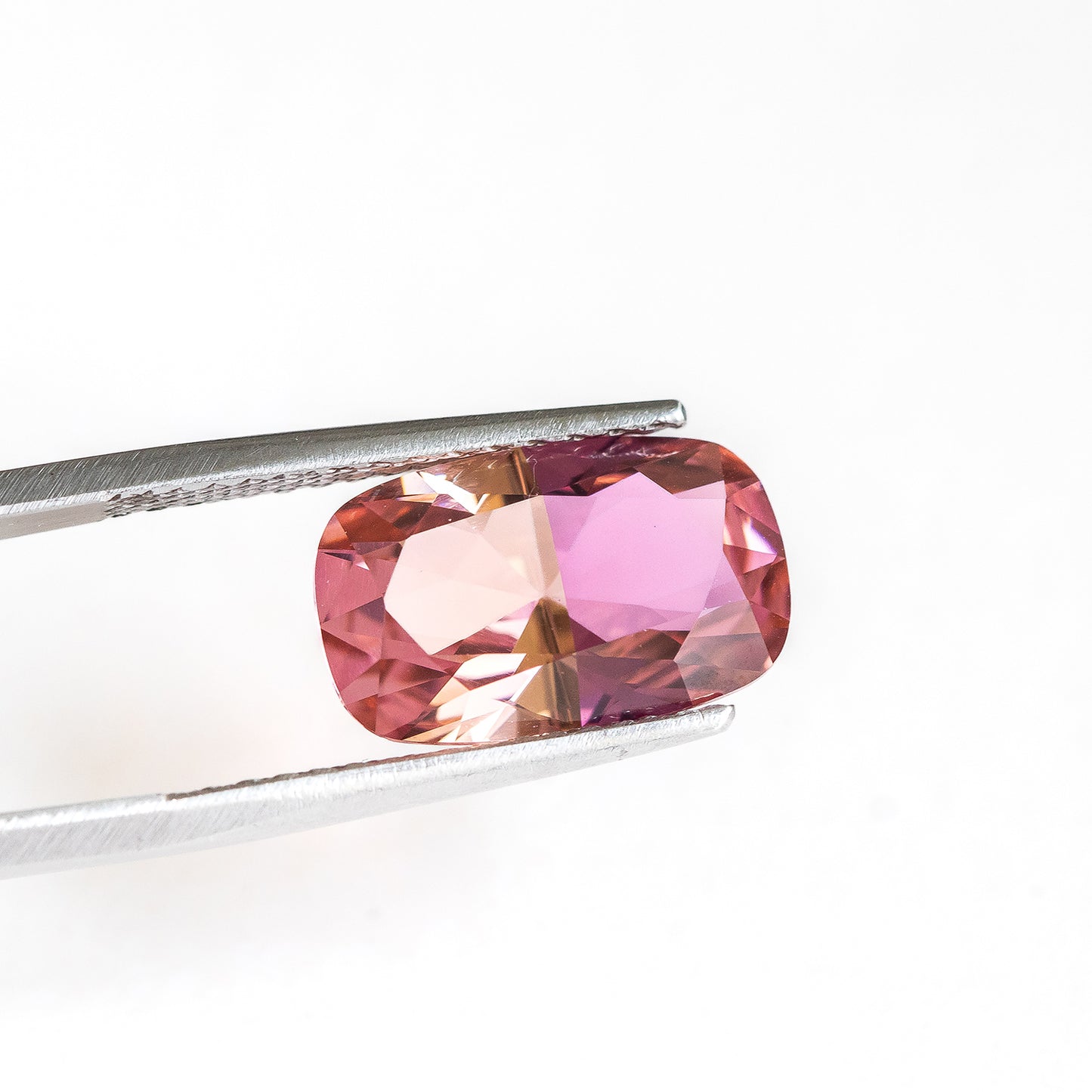 Nanosital Bi-color #777+A-8483 Pink Champagne Cushion 16*10 mm