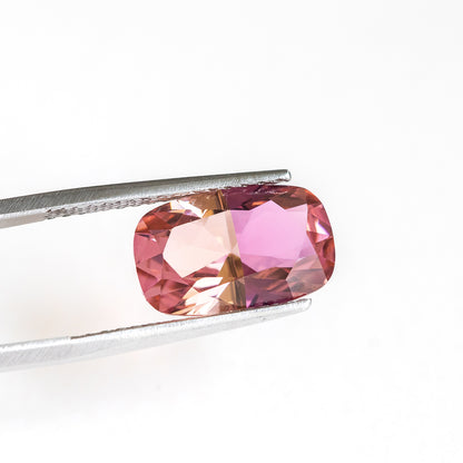 Nanosital Bi-color #777+A-8483 Pink Champagne Cushion 16*10 mm