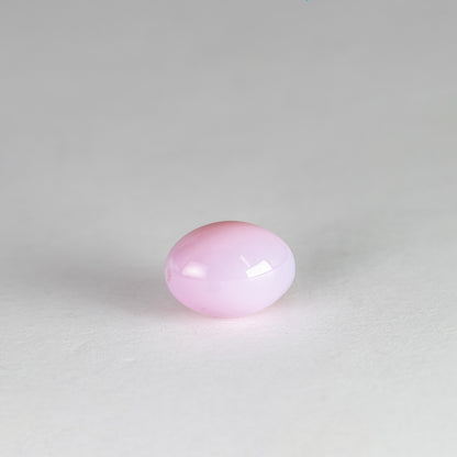 Nanosital #B-2860 Coral Milky Pink Beads 16*13 mm, 14*11 mm with half hole 1 mm