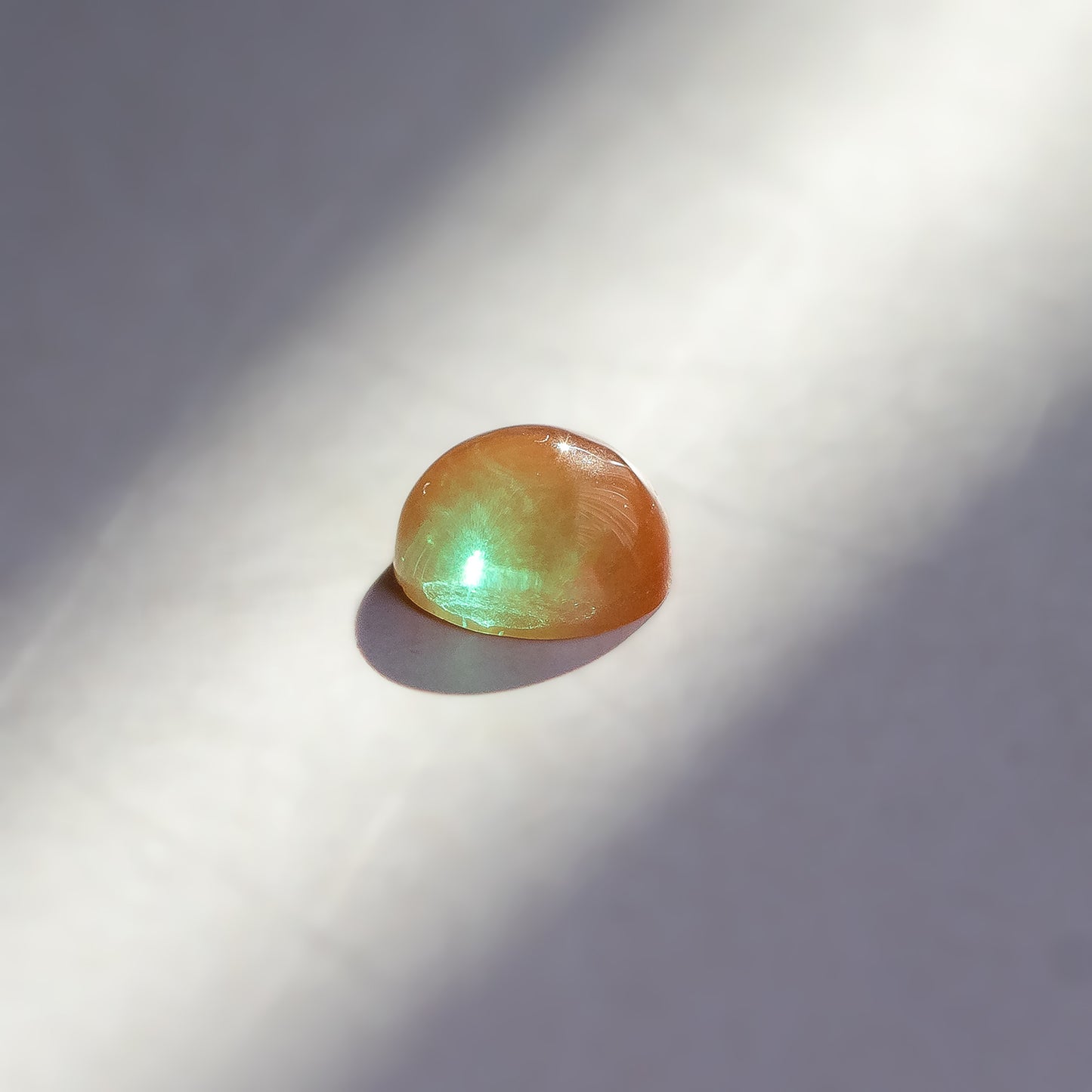 Nanosital #500 Sweet Dream Honey Yellow Round Cabochon 8 mm