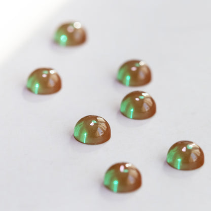 Nanosital #500 Sweet Dream Honey Yellow Round Cabochon 8 mm