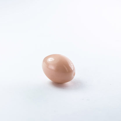 Nanosital #A-3250 Coral Peach Beads 16*12 mm, 12*10 mm with hole 1 mm