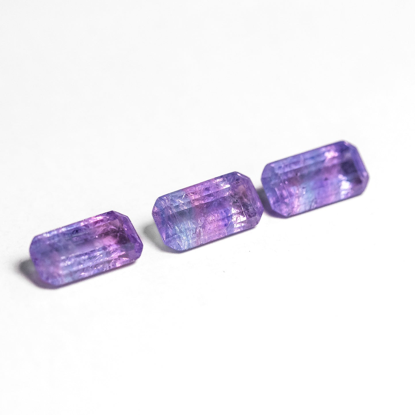 Nanosital #A-3674+A-108+A-B-1805 Pink-Blue-Purple Mélange  Octagon 12*6 mm