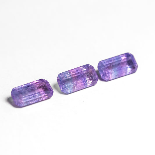 Nanosital #A-3674+A-108+A-B-1805 Pink-Blue-Purple Mélange  Octagon 12*6 mm