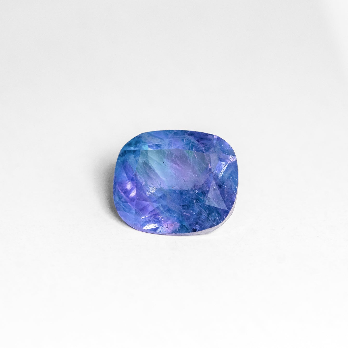 Nanosital #A-108/B+ B-1805 Blue-Purple Mélange Cushion 16*14 mm, 12*10 mm