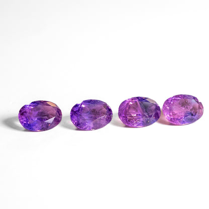 Nanosital #A-8483+A-146 Pink-Purple Mélange Oval 14*10 mm