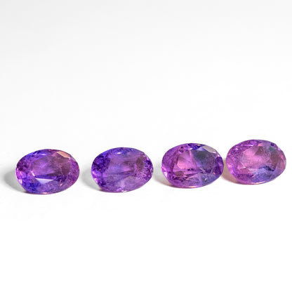 Nanosital #A-8483+A-146 Pink-Purple Mélange Oval 14*10 mm
