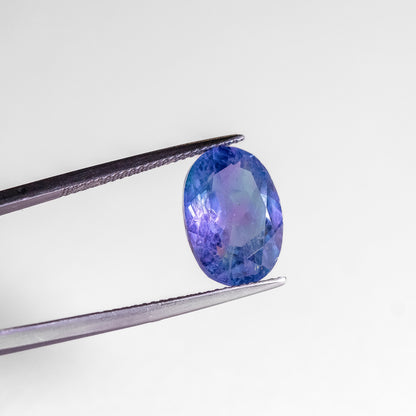 Nanosital #A-108/B+ B-1805 Blue-Purple Mélange Oval 14*10 mm