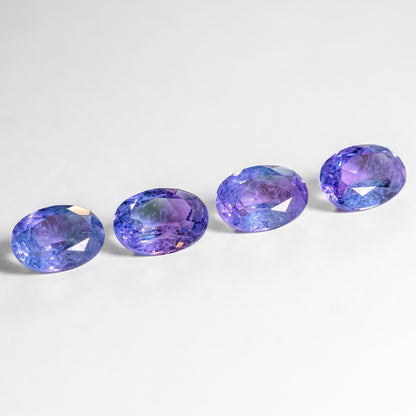 Nanosital #A-108/B+ B-1805 Blue-Purple Mélange Oval 14*10 mm