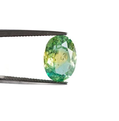 Nanosital #E-399+A-108/B Yellow-Blue Mélange Oval 14*10 mm, 10*8 mm