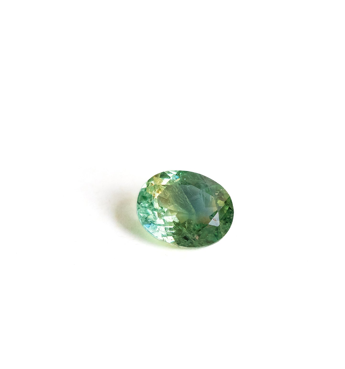 Nanosital #E-399+A-108/B Yellow-Blue Mélange Oval 14*10 mm, 10*8 mm