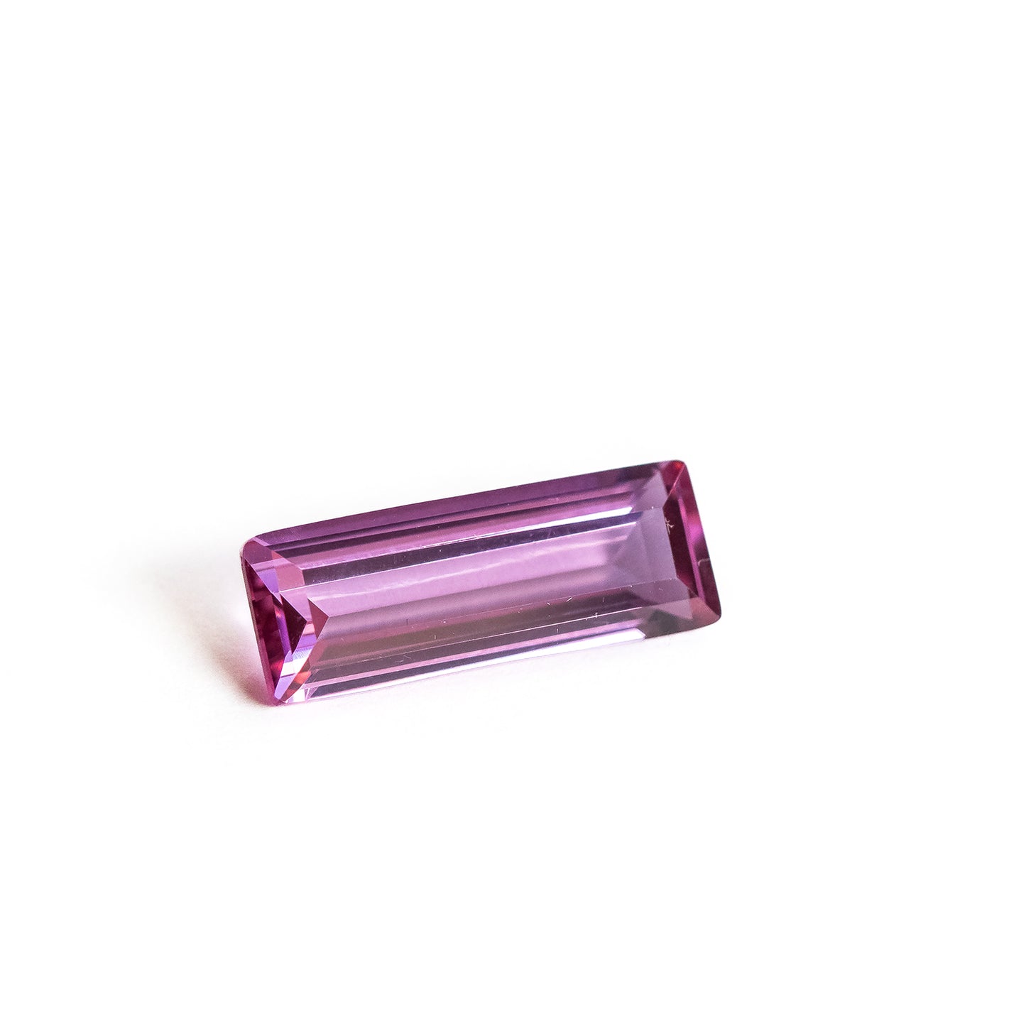 Nanosital #A-2462 Rhodolite Baguette 19*7 mm, 11*5 mm