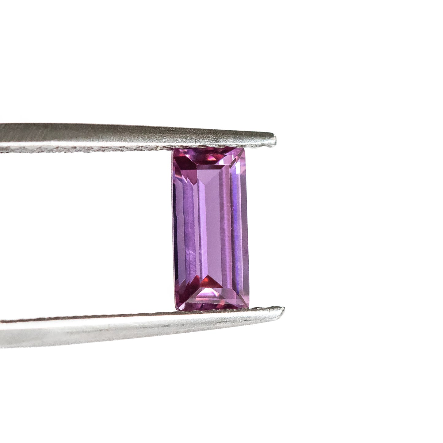 Nanosital #A-2462 Rhodolite Baguette 19*7 mm, 11*5 mm